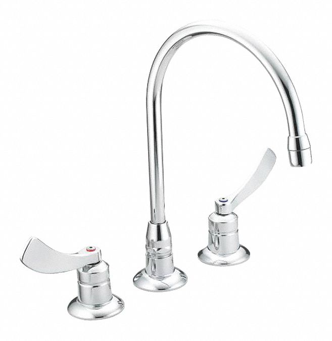 Moen, MDura, Gooseneck Bar Faucet 46KK558225smf15 Grainger