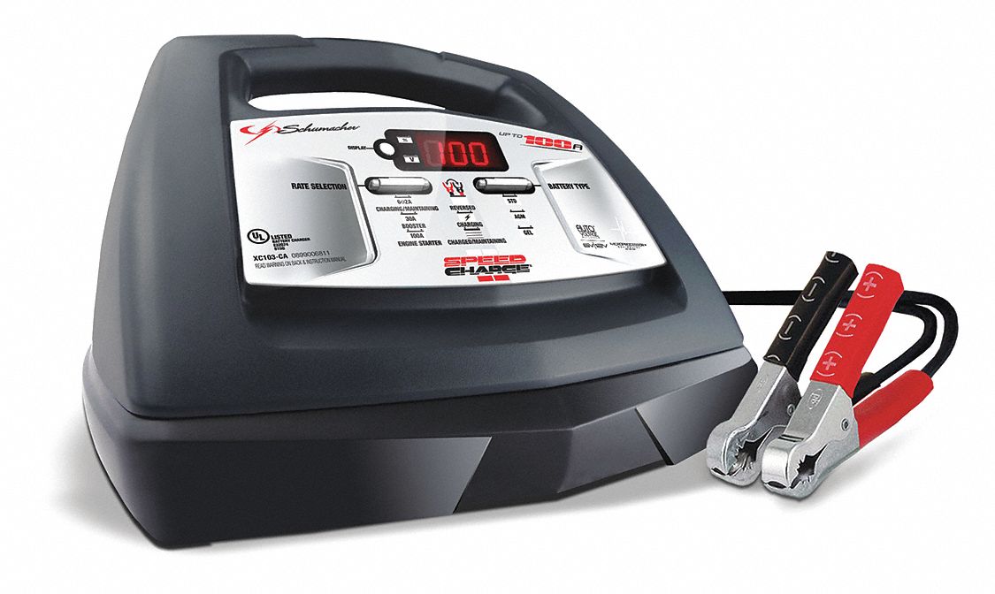 SCHUMACHER 6V 12V Speed Charge 10A Battery Charger E32074, 59 OFF