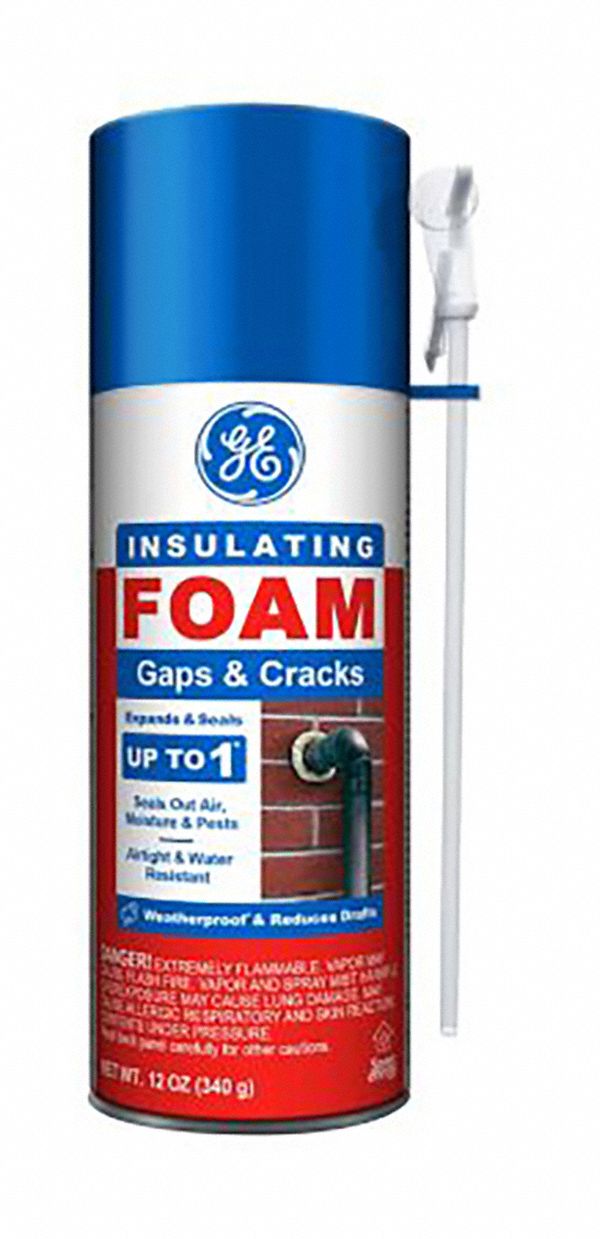 GE, Straw Grade, Yellow, Insulating Spray Foam Sealant 46T3172744169