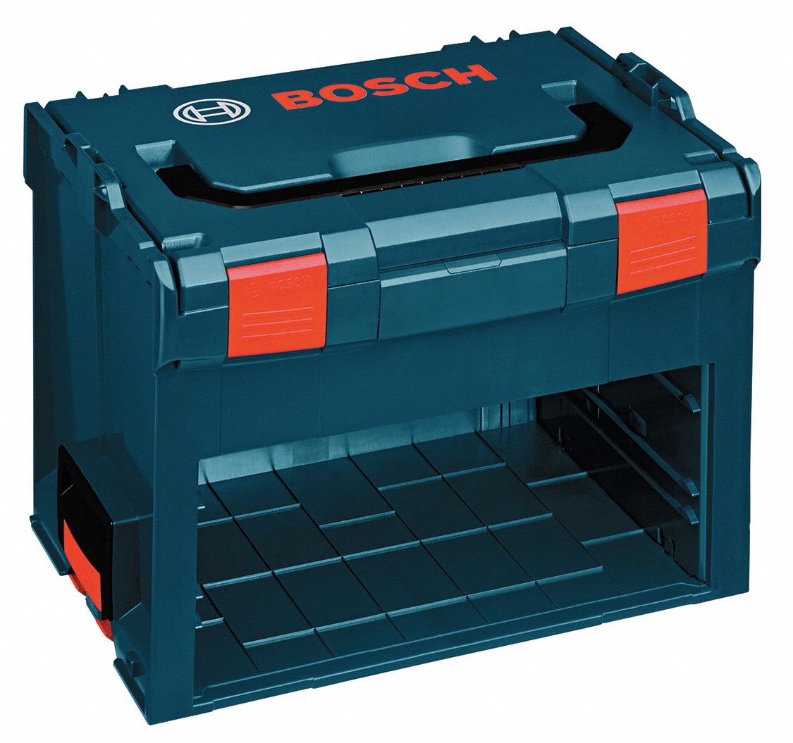 BOSCH Stackable Storage Box, 12x14x171/2, Blue 46U417LBOXX3D