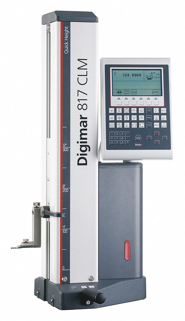 MAHR INC Digital Height Gauge, Series Digimar 817 CLM, Range 0 in to 14 in/0 mm to 340 mm
