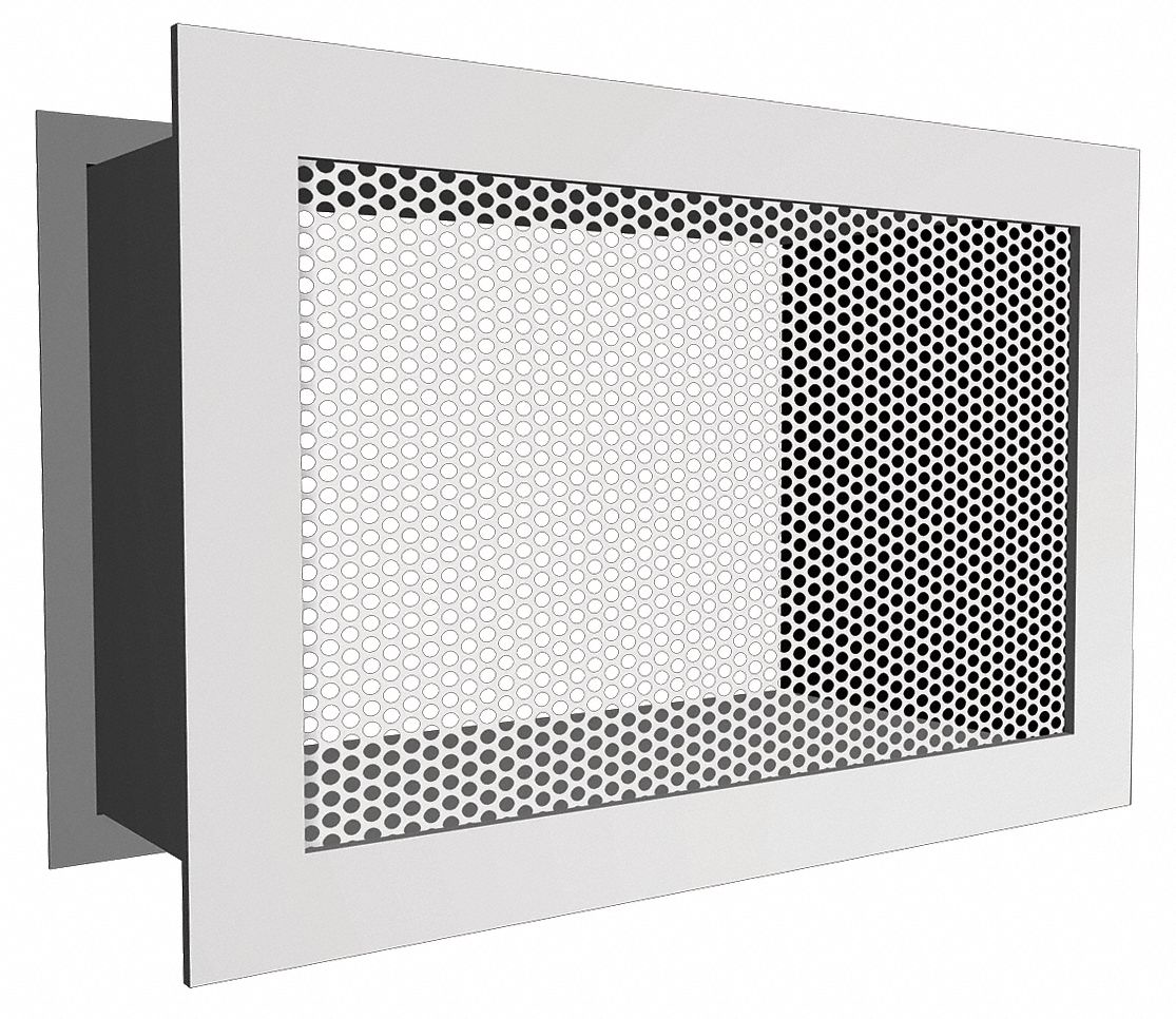 PRICE Risk Resistant Return Air Grille, Risk Resistant, White, 10 in