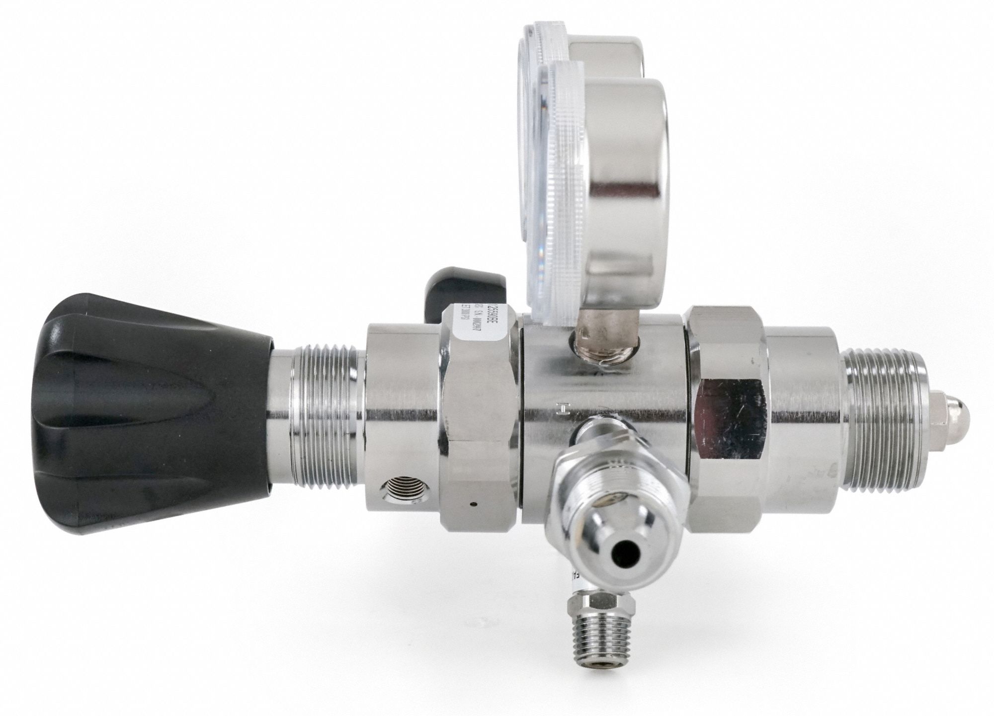 HARRIS Compressed Air, Specialty Gas Lab Regulator, CGA590, Two Stage