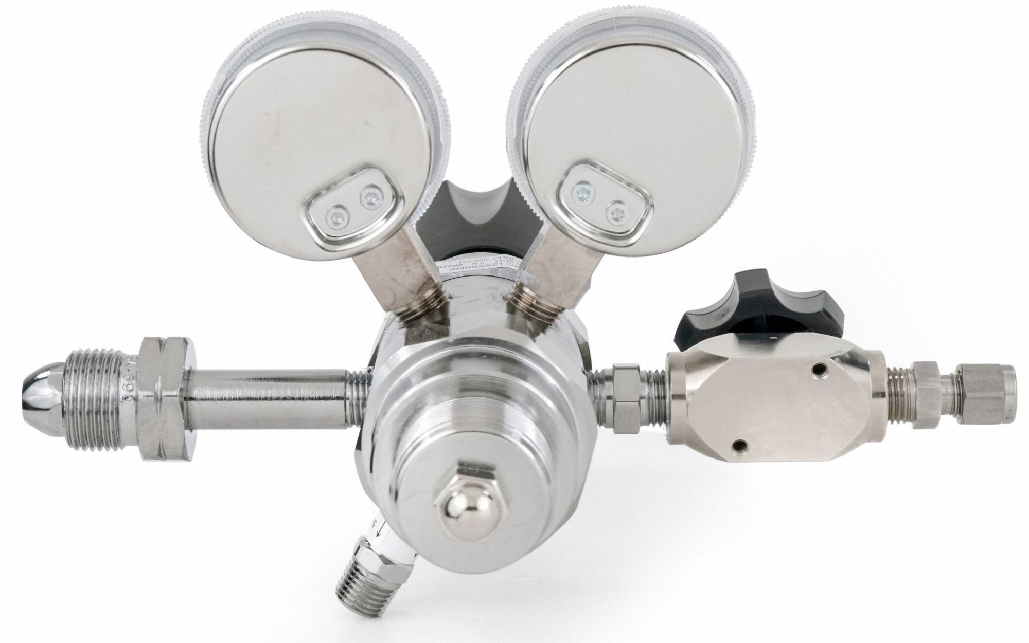 HARRIS Compressed Air, Specialty Gas Lab Regulator, CGA590, Two Stage