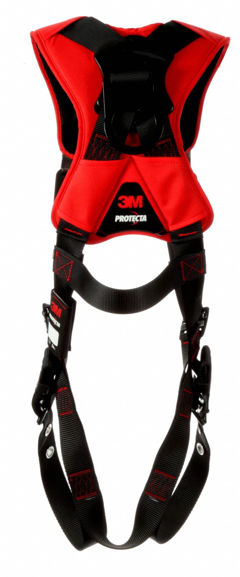 3M PROTECTA Full Body Harness, 420 lb, Black XL 470W761161419