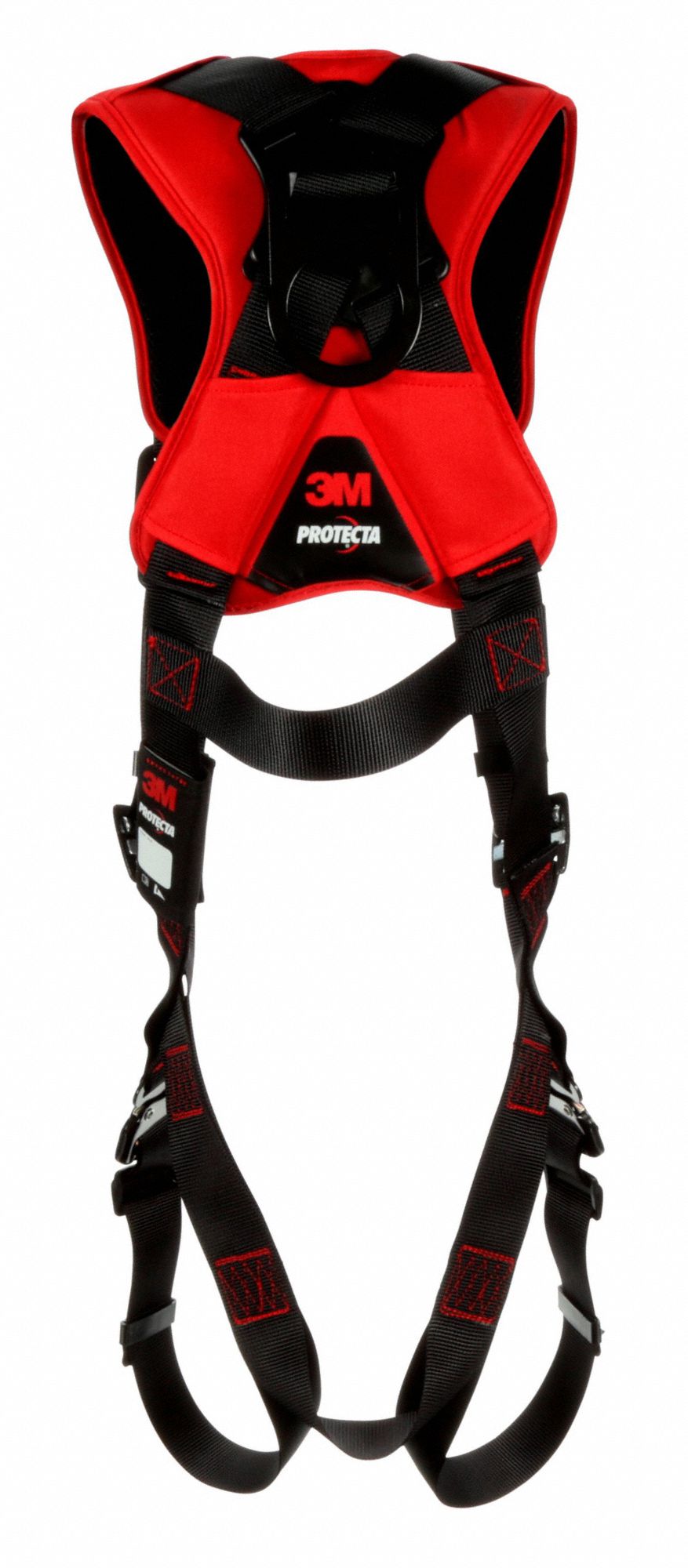 3M PROTECTA Full Body Harness, 420 lb, Black XL 470W851161428