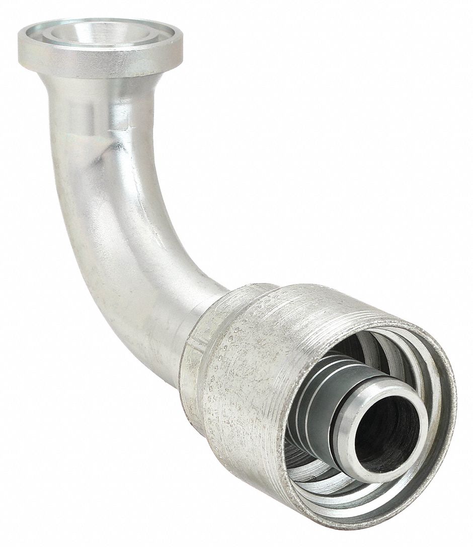 EATON AEROQUIP, Steel x Steel, 90° Elbow, Hydraulic Crimp Fitting