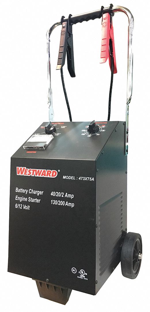 WESTWARD Automatic Battery Charger, Boosting, Charging, Maintaining
