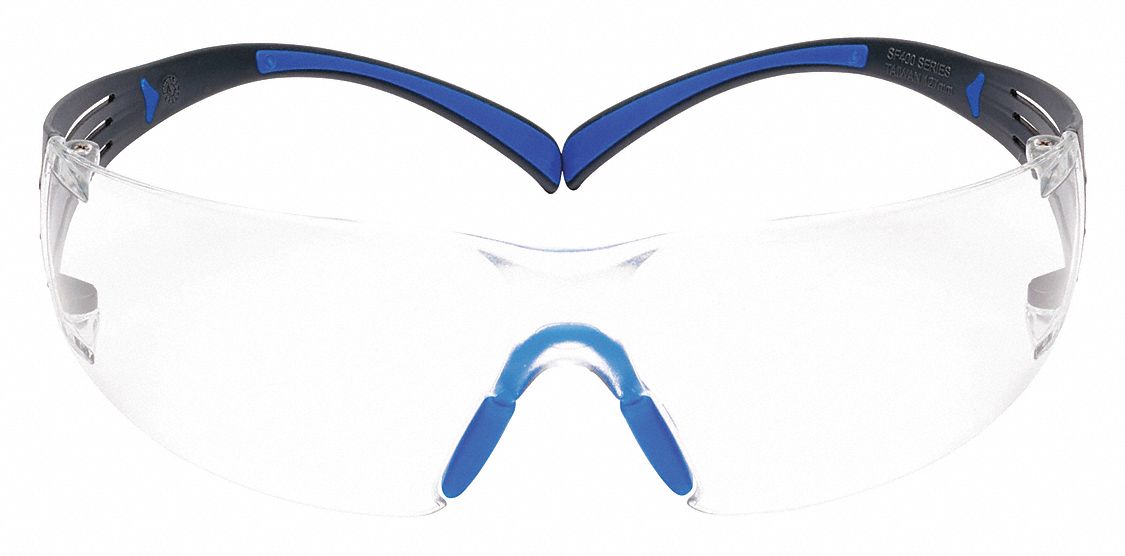 3M Safety Glasses AntiFog /AntiScratch, Brow Foam Lining, Wraparound