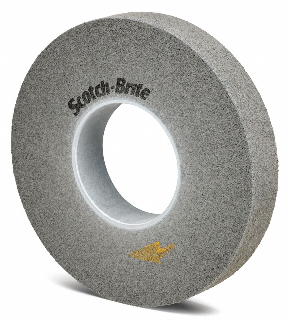 SCOTCHBRITE Convolute Wheel 2 in Wd, Silicon Carbide, 5 in Arbor Hole