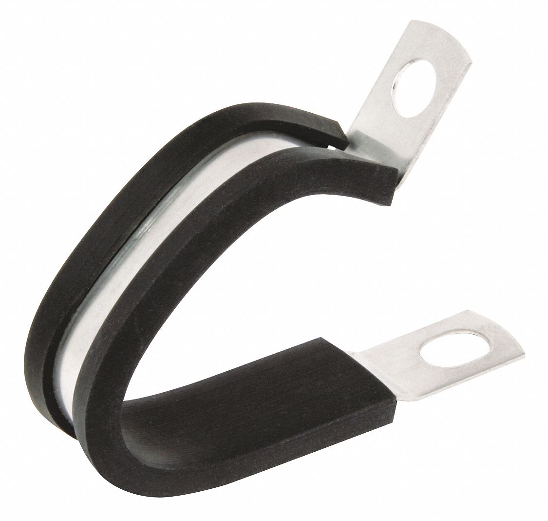 KMC Cable Clamp Galvanized Steel, Gray, 1 in Cable Clamping Dia., 1/2