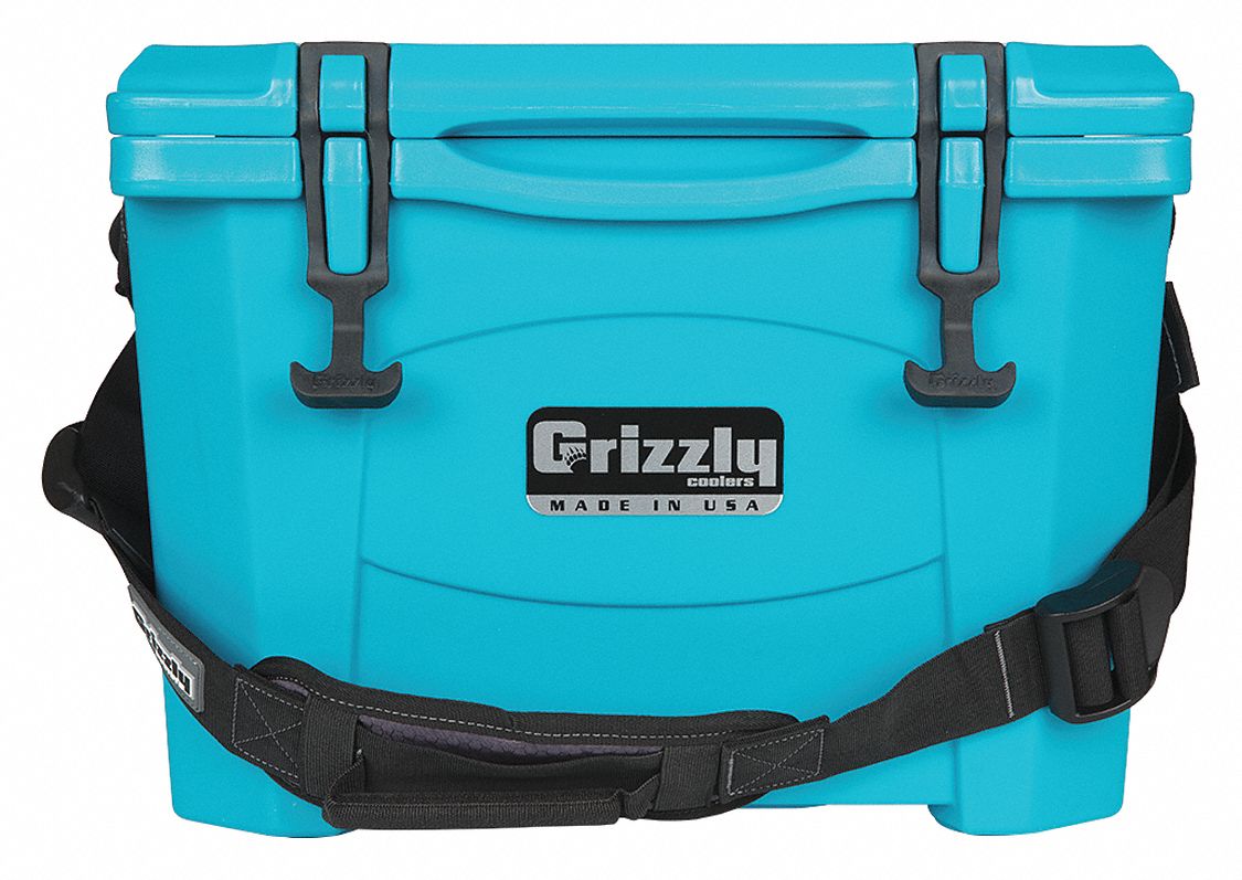 GRIZZLY COOLERS Plastic, 16.0 qt, Marine Chest Cooler, Up to 4 days Ice