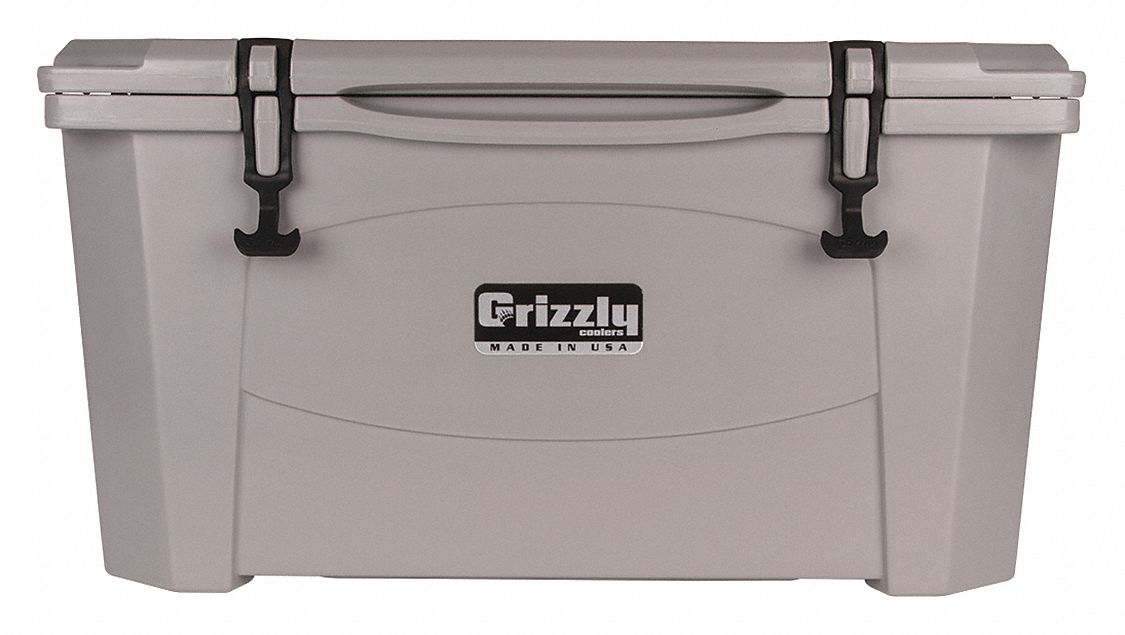 GRIZZLY COOLERS Plastic, 60.0 qt, Marine Chest Cooler, Up to 8 days Ice