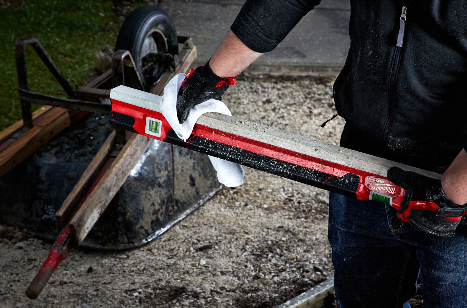 MILWAUKEE Aluminum Concrete Screed Level, 48 in Length, Nonmagnetic