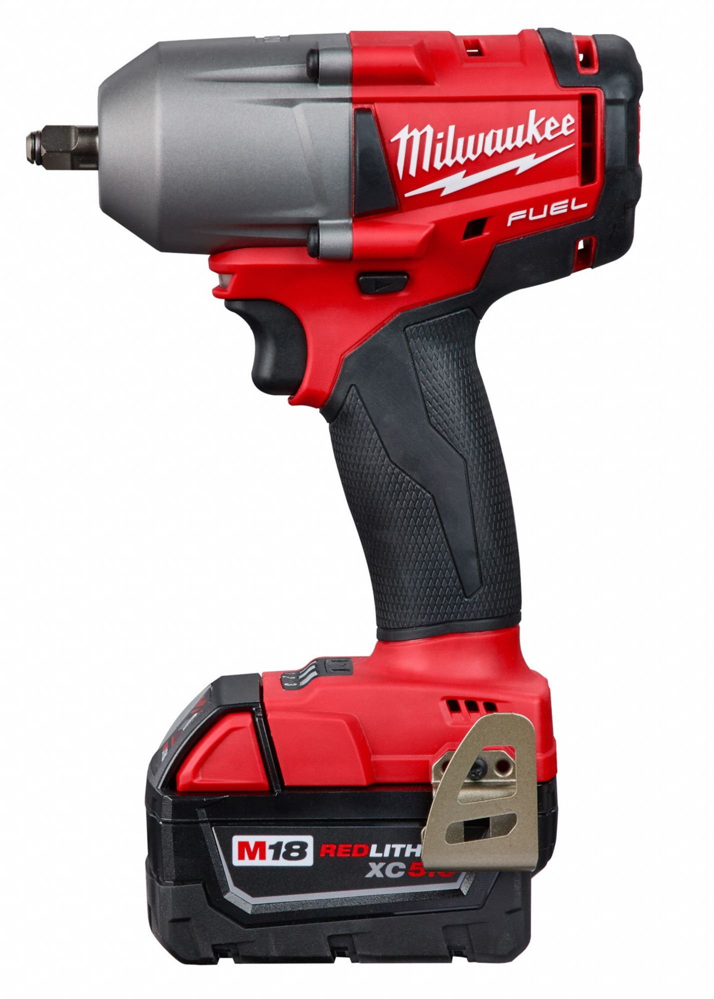 MILWAUKEE Cordless, Impact Wrench, 18V DC, 600 ftlb Breakaway Torque
