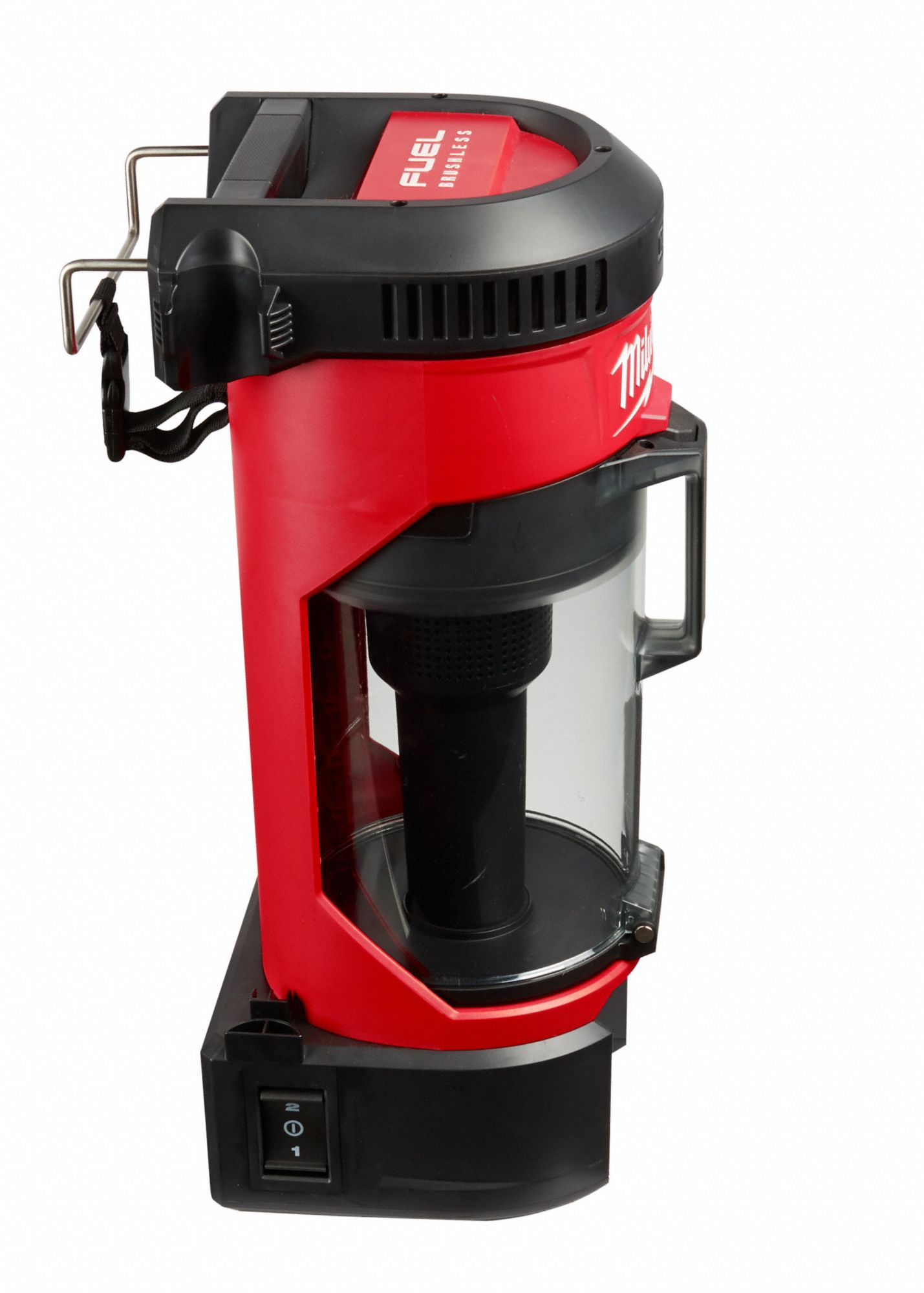 MILWAUKEE Cordless Backpack Vacuum, 55 cfm, HEPA Vacuum Filtration Type