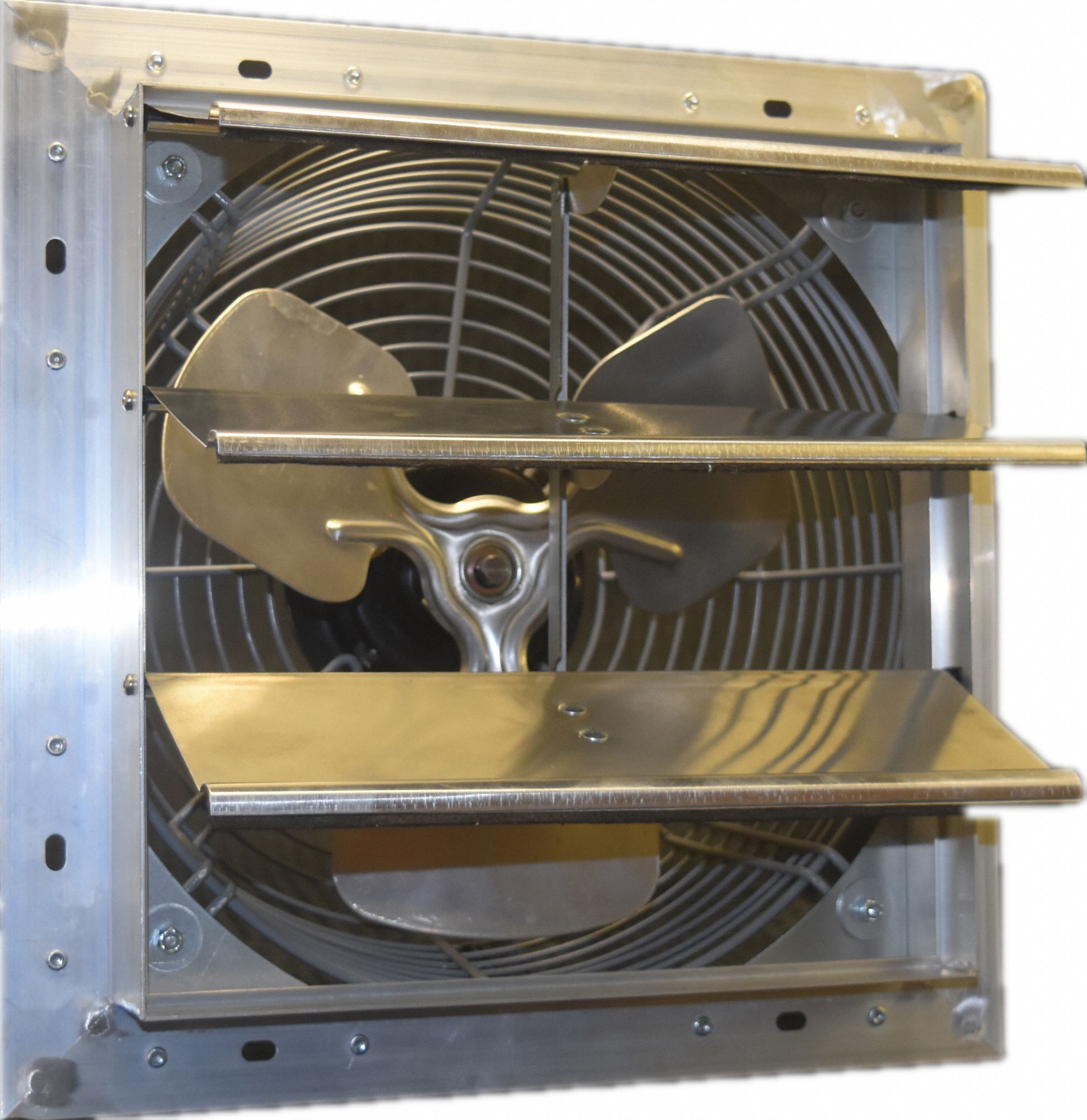 DAYTON Shutter Mount Exhaust Fan 12 in Blade, Variable Speed, 2/3 hp