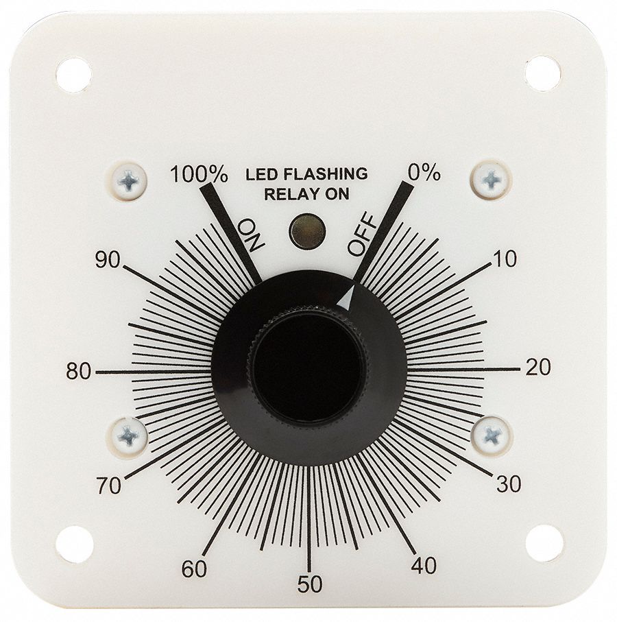MACROMATIC Percentage Cycle Timer, 10 A Amps, 0.06 sec Min. Time