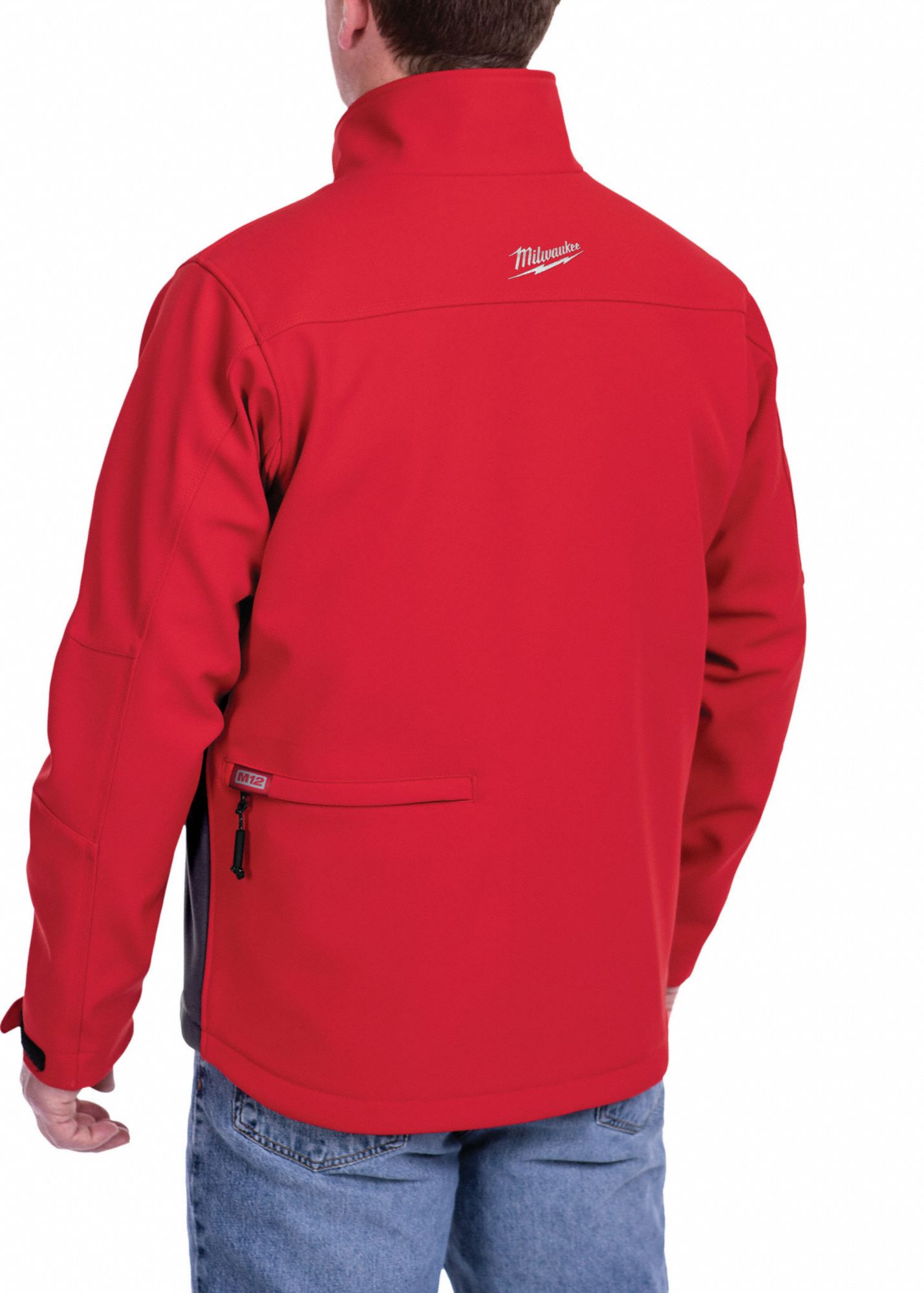 MILWAUKEE Men's Red Heated Jacket, Size 3X, Battery Included Yes