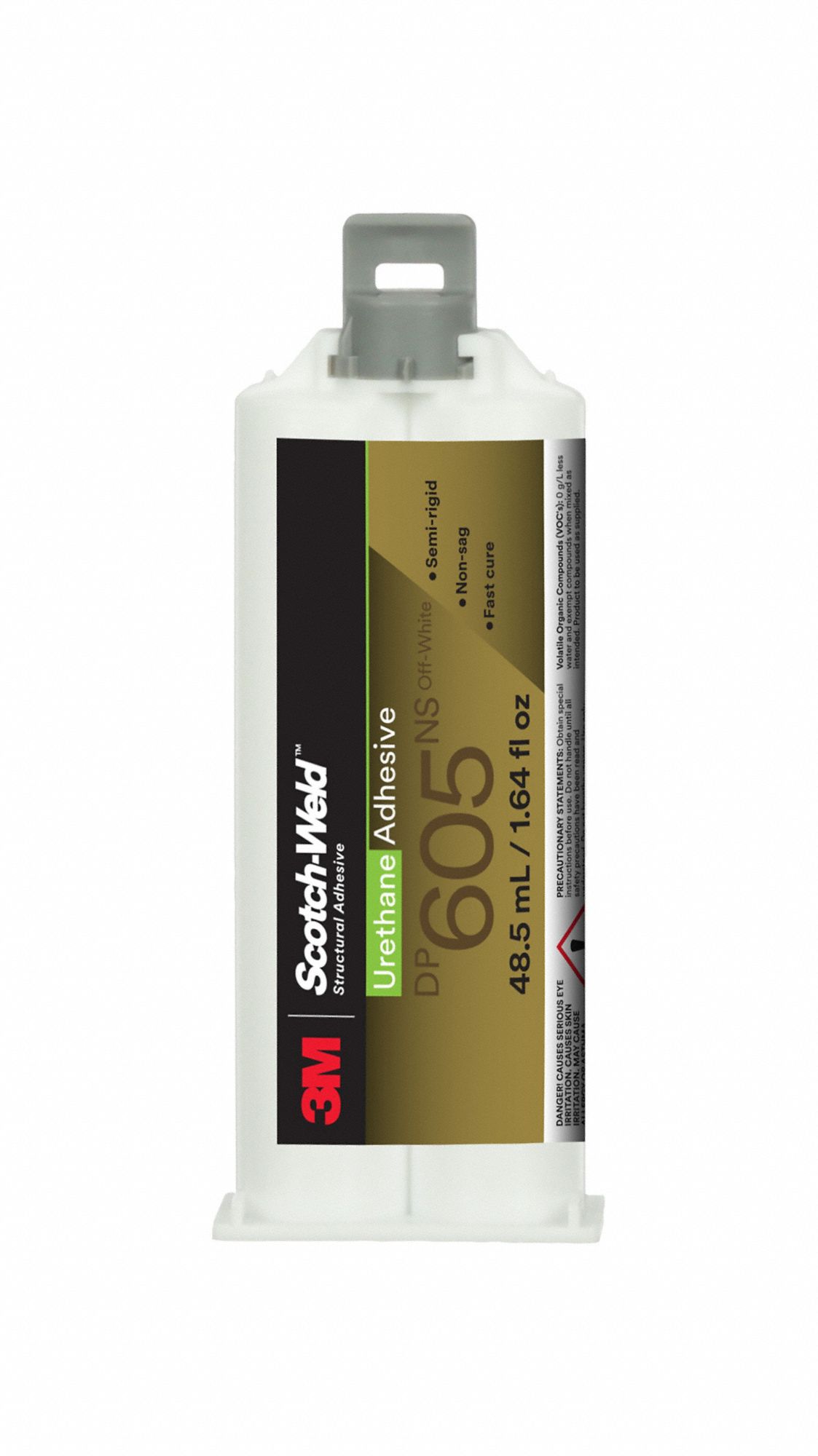 3M, DP605NS, Ambient Cure, Urethane Adhesive 489K02605 Grainger