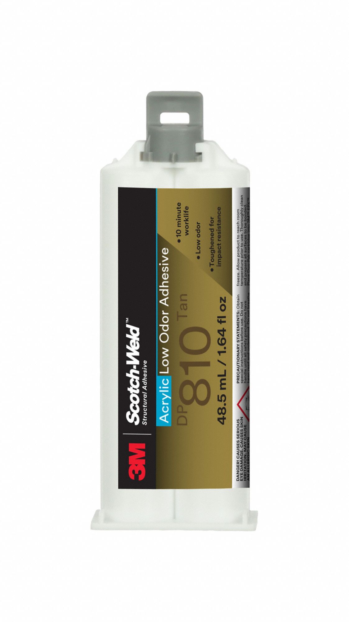 3M, DP810, Ambient Cured, Acrylic Adhesive 489K06DP810 Grainger