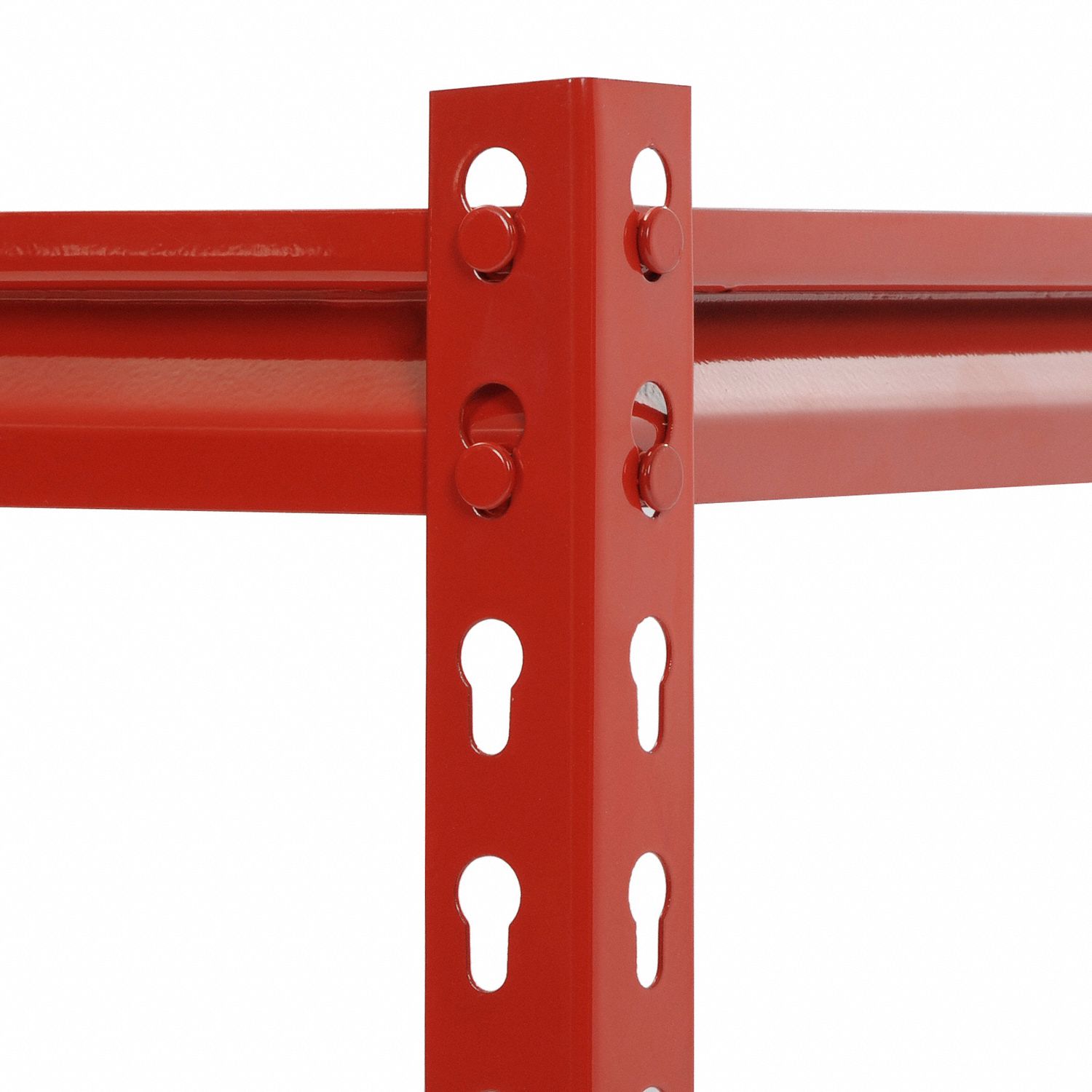 SANDUSKY Bulk Storage Rack MediumDuty, 60 in x 18 in, 72 in Overall Ht, 5 Shelves, Steel