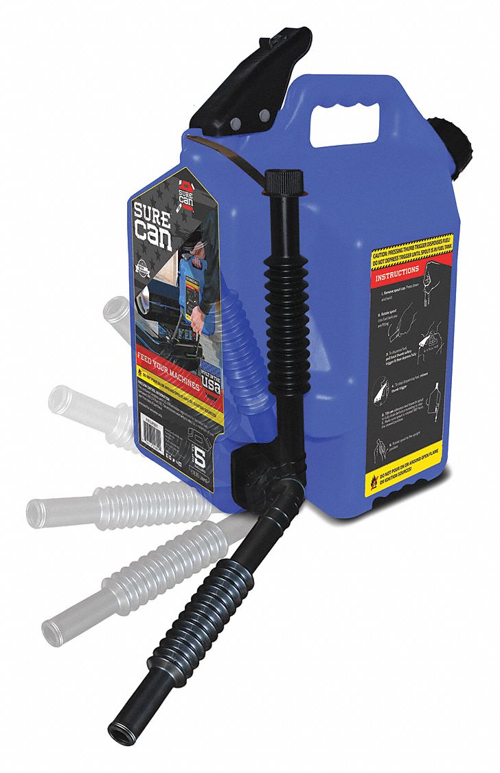 SURECAN, 5 gal Capacity, Kerosene, Kerosene Can 489N03SUR5SFK2