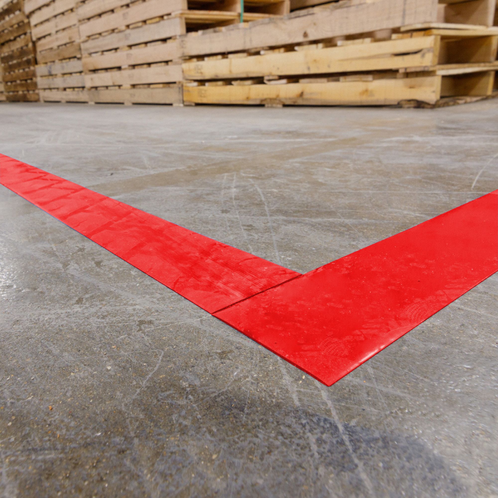 BRADY Floor Marking Tape ExtraDurable, Solid, Red, 2 in x 100 ft, 50