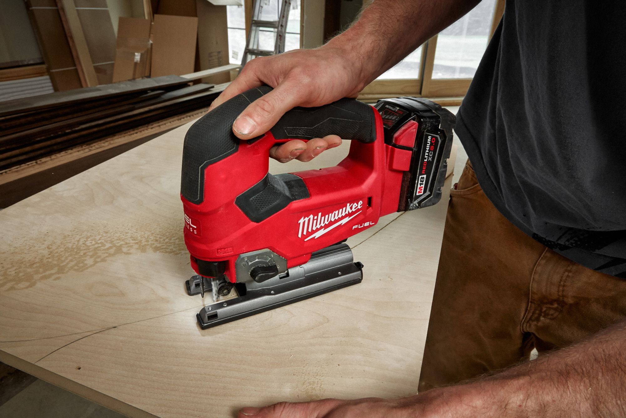 MILWAUKEE Jig Saw Top Handle, TShank, Orbital, Brushless Motor, (1