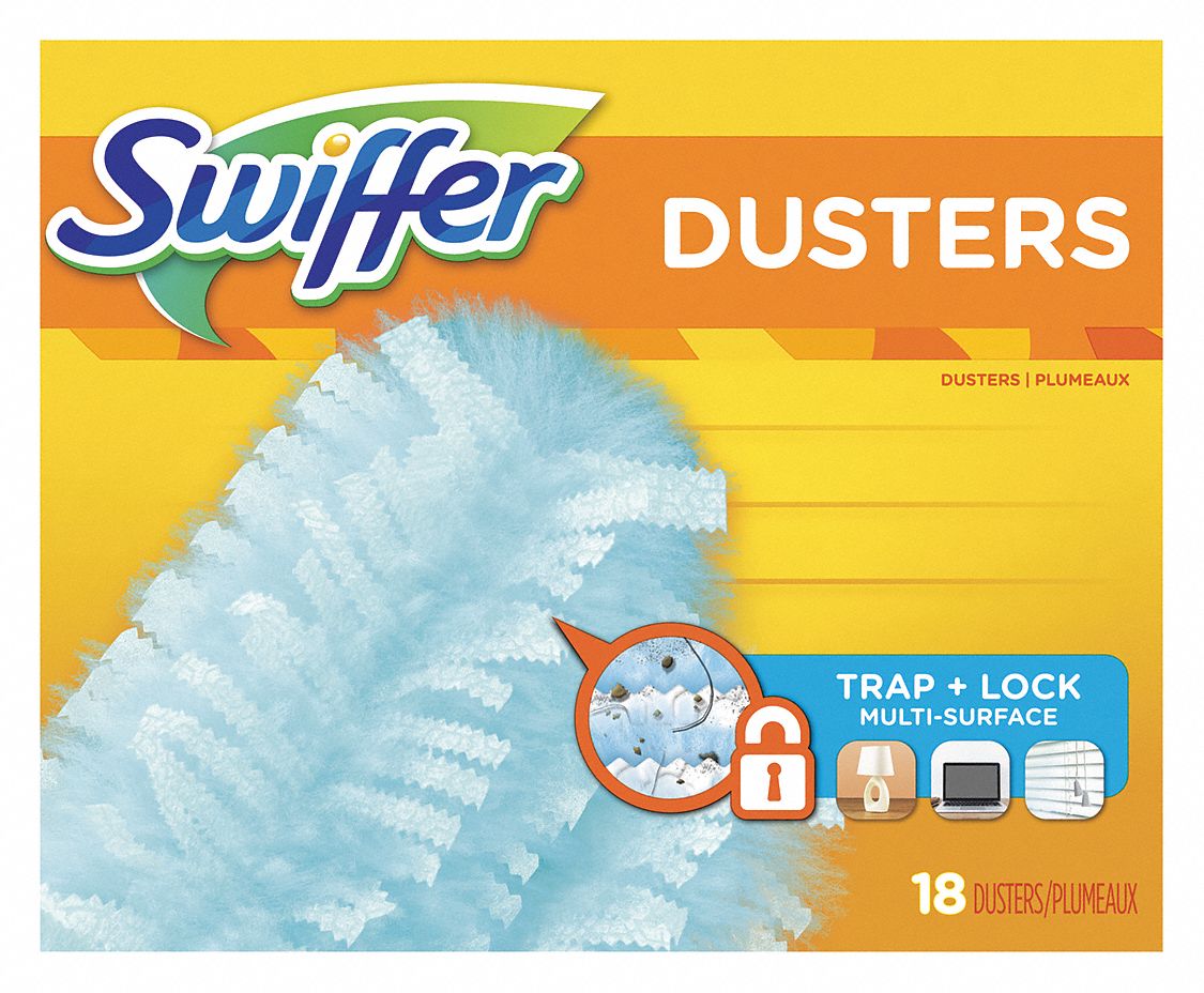 SWIFFER, 15 3/8 in Lg, 9 3/4 in Wd, Duster Refill 489P2299036 Grainger