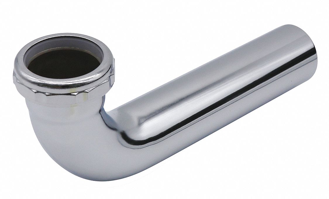 GRAINGER APPROVED Waste Arm 1 1/2 in Pipe Dia., Brass, Chrome, Slip, 7