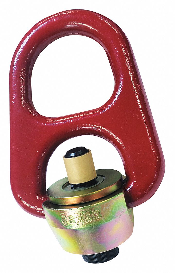 CROSBY ScrewOn Hoist Ring, 18 x 31/2 Thread Size, 10,000 lb. Working Load Limit, 180° Pivot