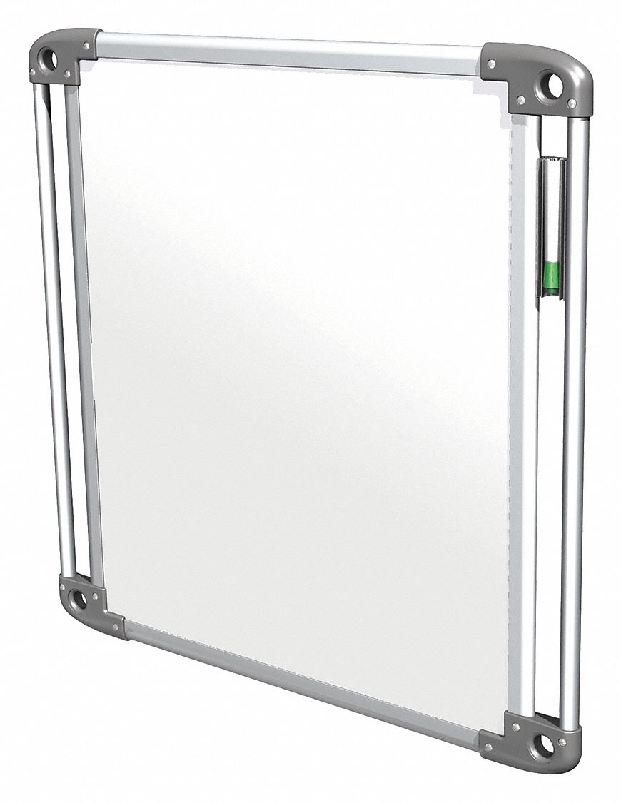 Wall Mounted, 27 7/8 in Dry Erase Ht, Dry Erase Board 48GD50NEX101TM