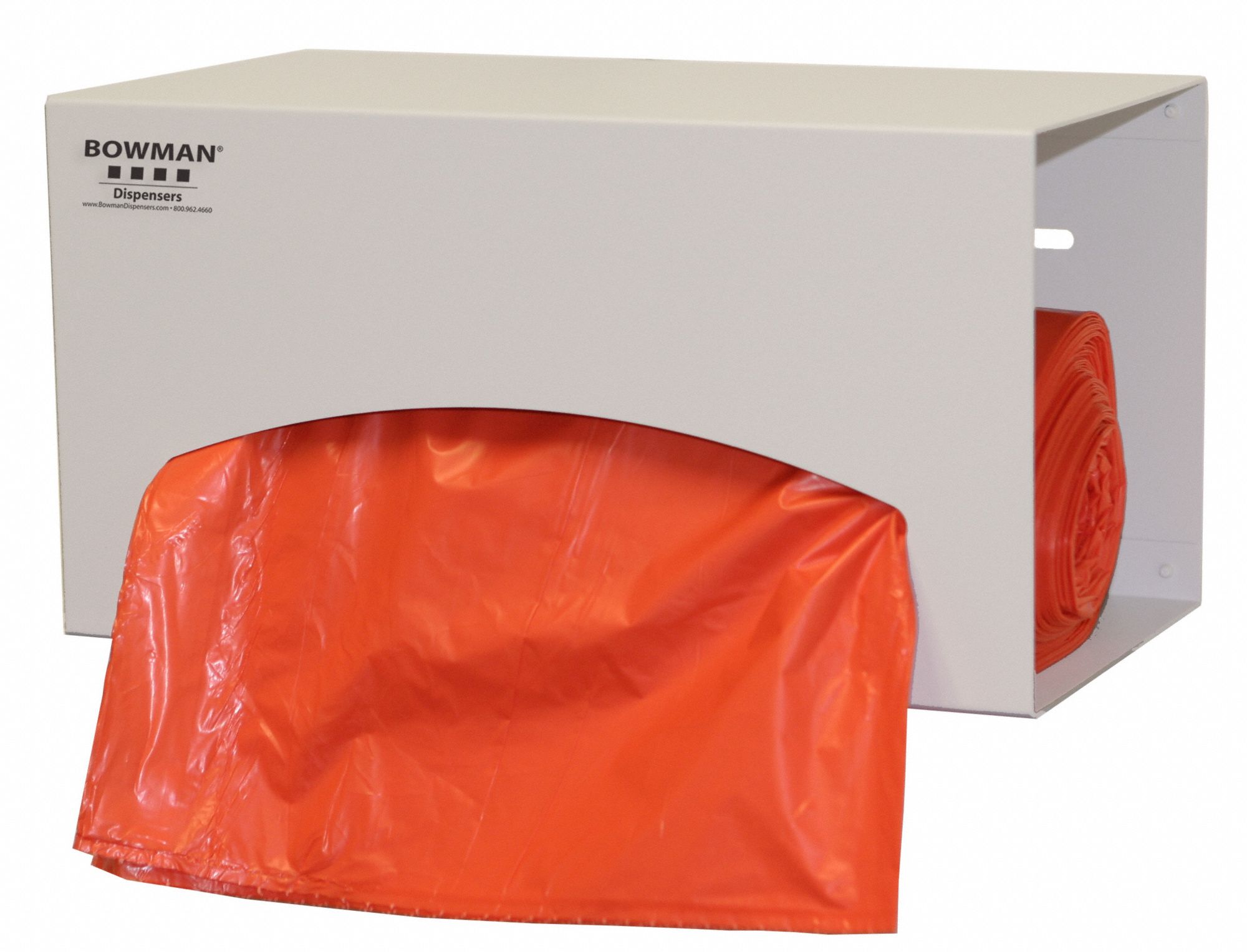 BOWMAN DISPENSERS Single Bag Dispenser, Aluminum 48GG41BG0090512