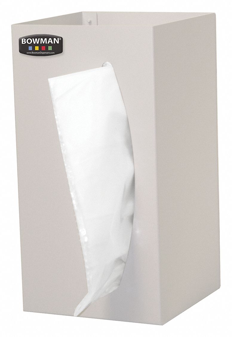 Bag Dispenser,Wall Mount,613/32",12" Grainger