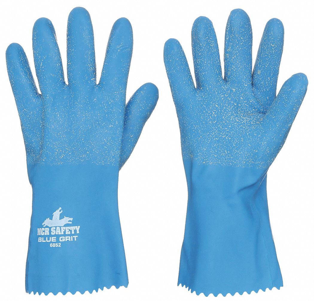 12 in Glove Lg, Grain, Coated Gloves 48GG626852S Grainger