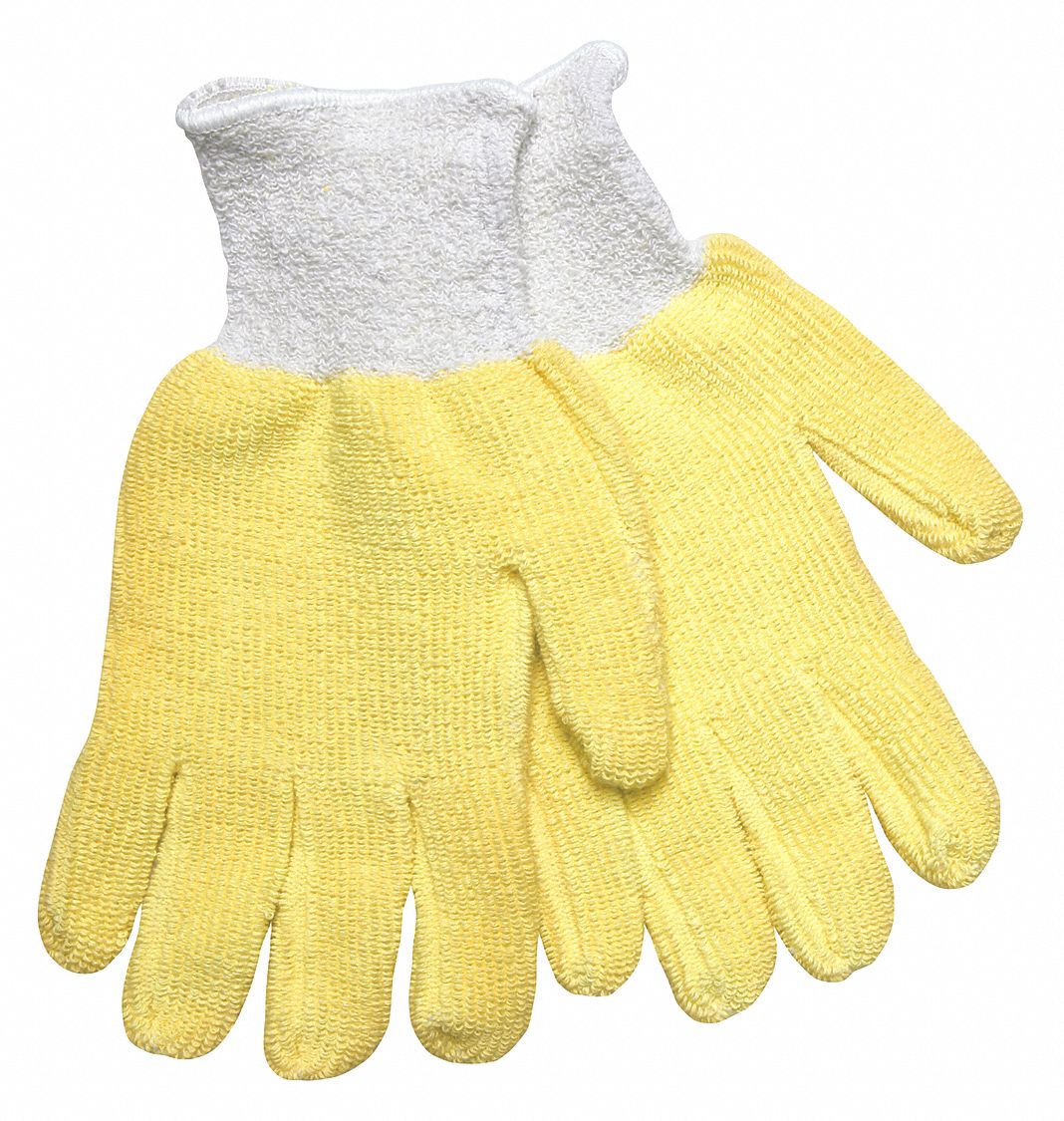 MCR SAFETY Cut Resistant Gloves, L, Yellow/Gry, PK12 48GL199436KML