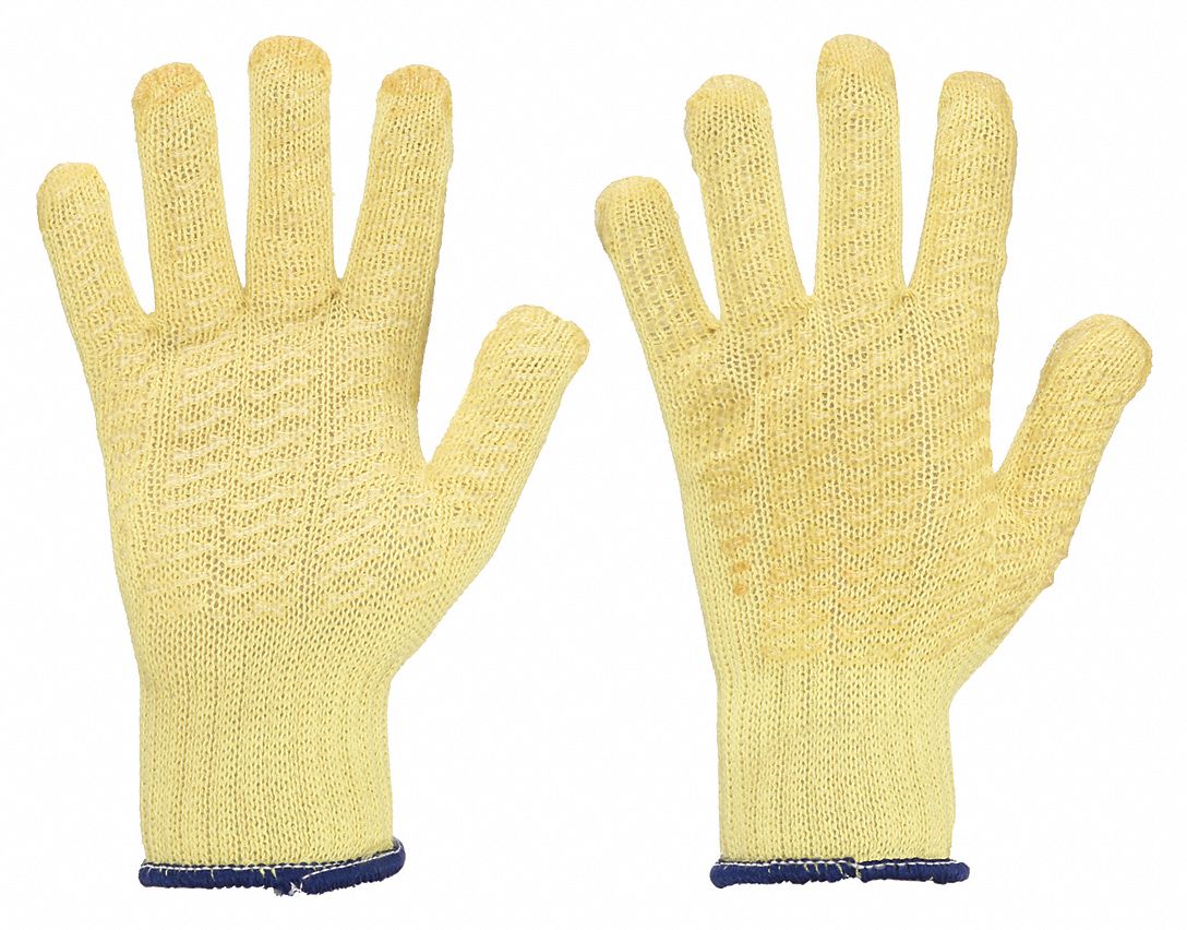Cut Resistant Gloves,A2,L,Yellow,PK12 Grainger