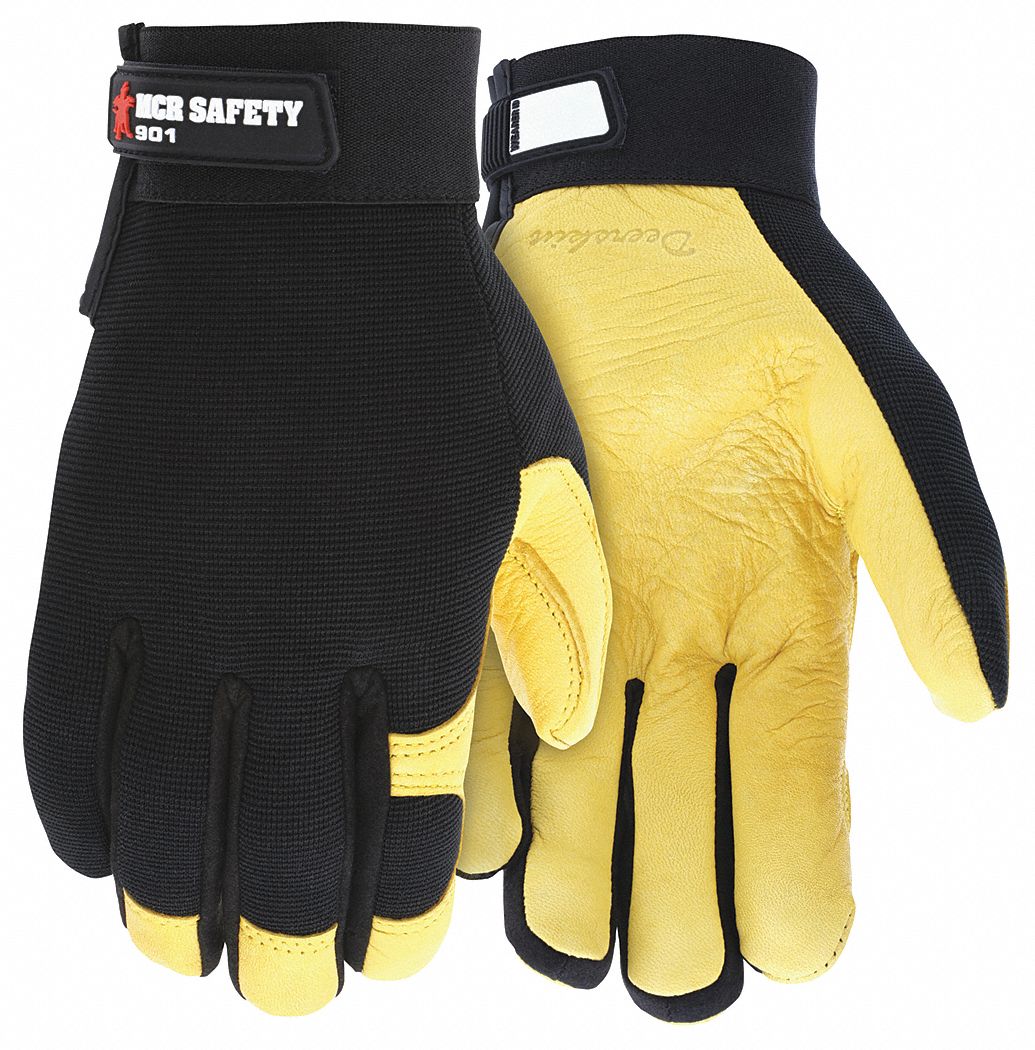 MCR SAFETY Mechanics Gloves, XL, Mechanics, 1 PR 48GL27901XL Grainger