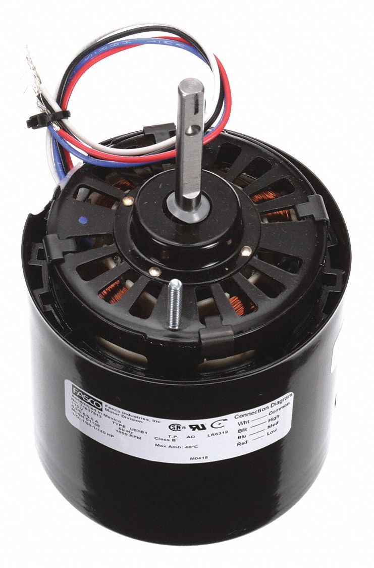 FASCO, Buck Stove OEM Repl, 1/50, 1/80, 1/140 HP, Condenser Fan Motor