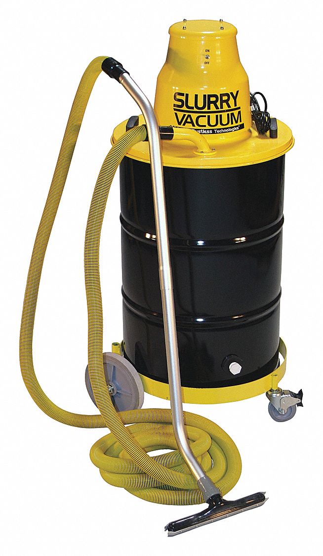 DUSTLESS TECHNOLOGIESLOVE LESS ASH CO Slurry Vacuum, 55 gal Tank Size