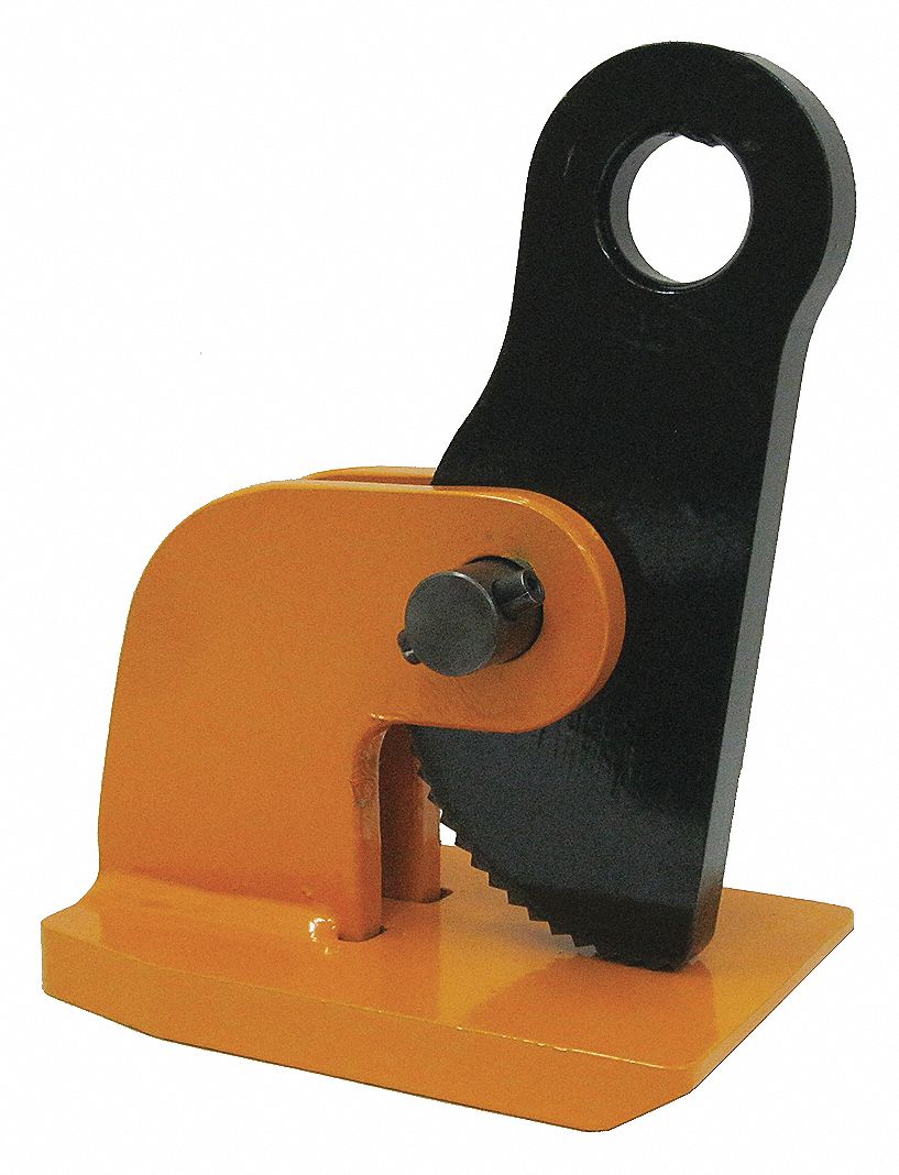 RENFROE Plate Clamp, Horizontal Lift, 6,000 lb Safe Working Load, 0 in