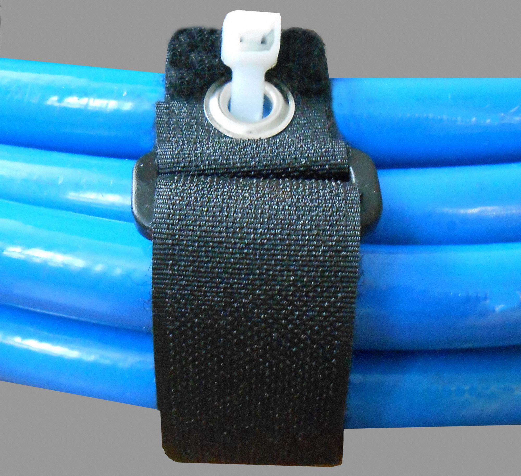 FASTENATION HookandLoopType Cable Strap with No Adhesive, Black, 1