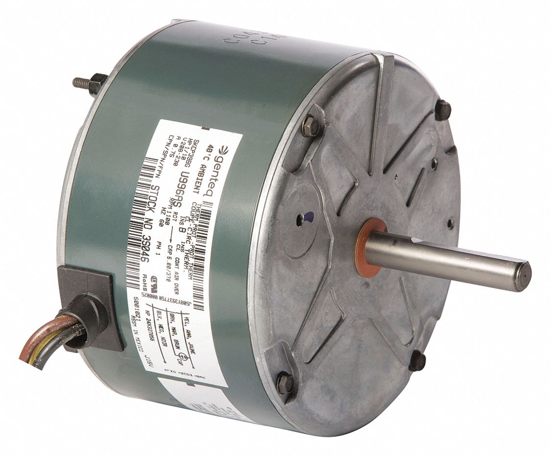 GENTEQ Condenser Fan Motor, 1/10 HP, Replacement For 5KCP339BGY540S