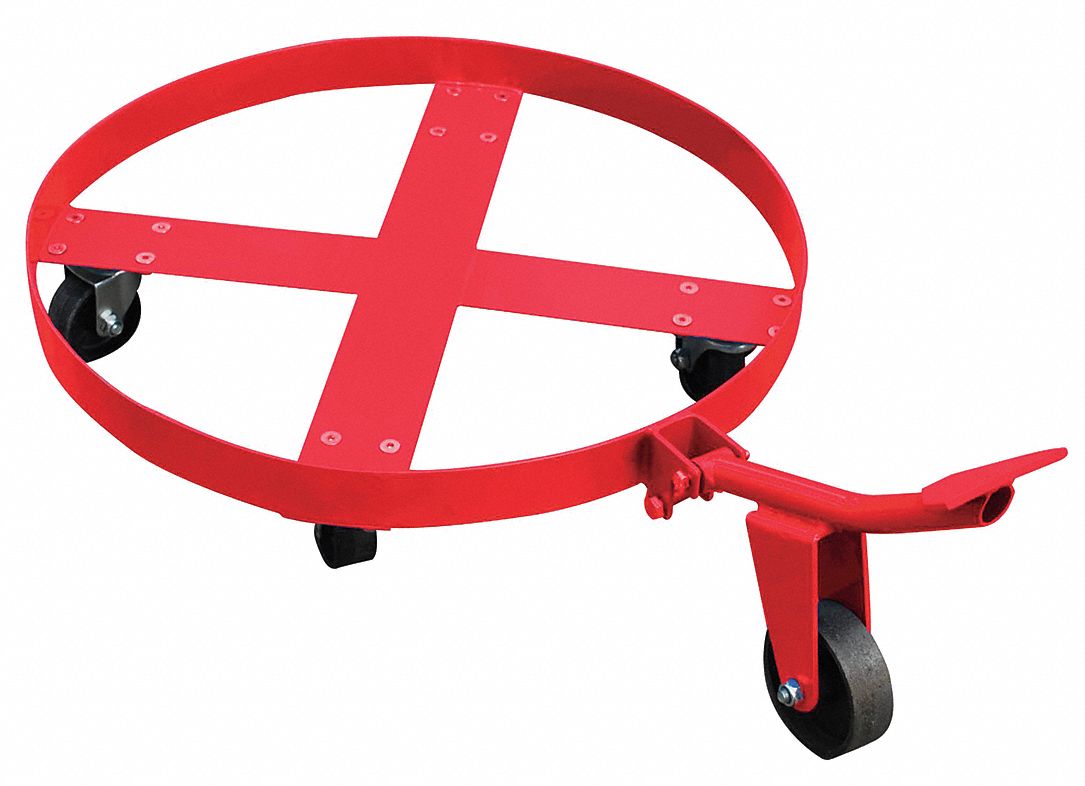 GRAINGER APPROVED Drum Dolly, 900 lb. Dolly Capacity, 55 gal. Drum