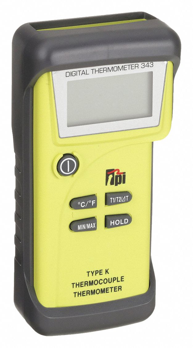 TEST PRODUCTS INTL., 1 Channels, Dif/Min/Max, Thermocouple Thermometer