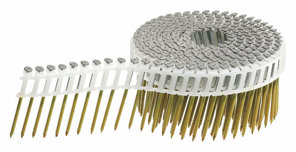 SENCO, Framing Nails, Flat, Framing Nails,2 1/4" L,Galvanized,PK3600