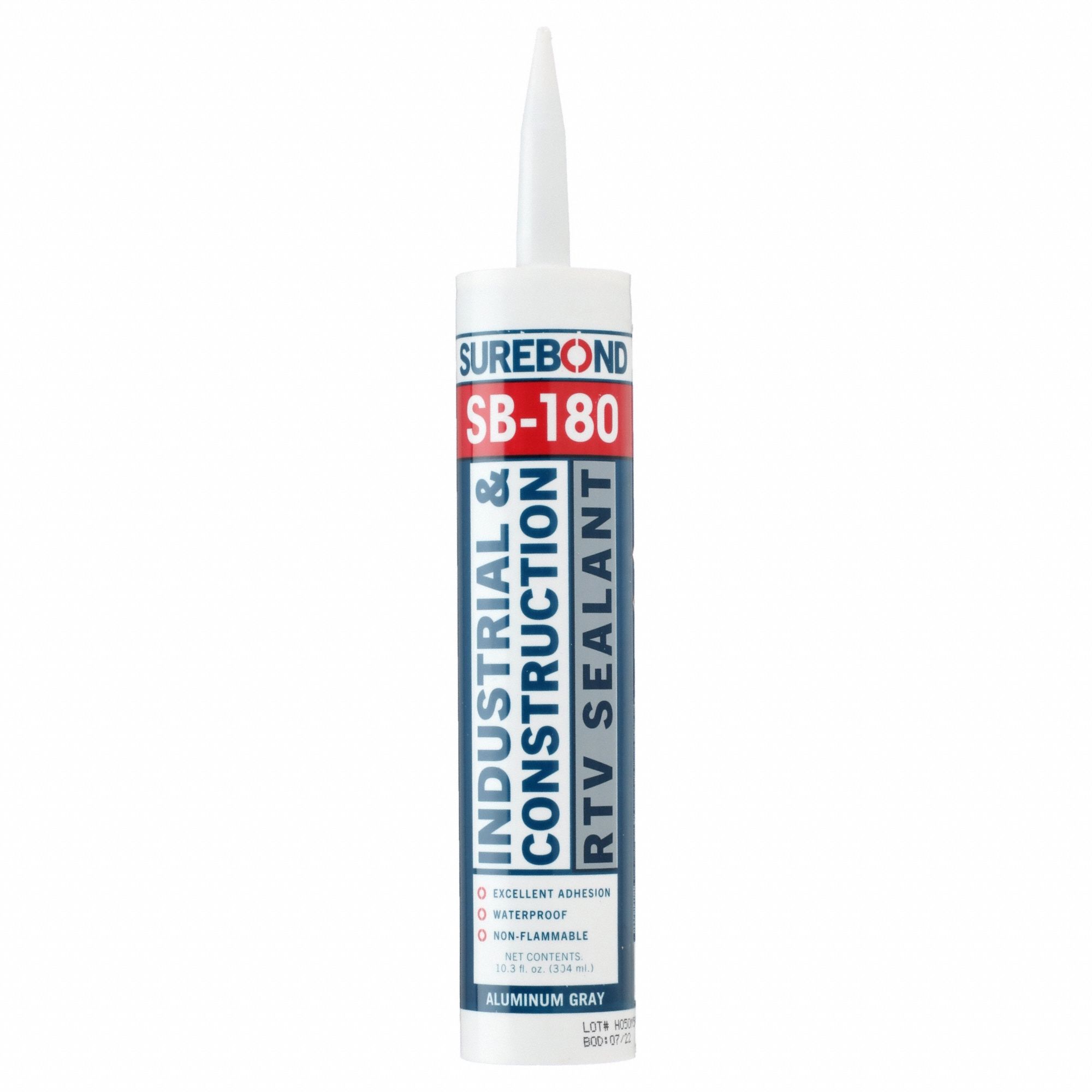 SUREBOND, SB180, Gray, Silicone Sealant 48LR88SB180 T AL Grainger