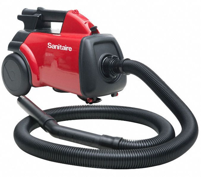 SANITAIRE Canister Vacuum 135 cfm Vacuum Air Flow, 10 lb Wt, 71 dB