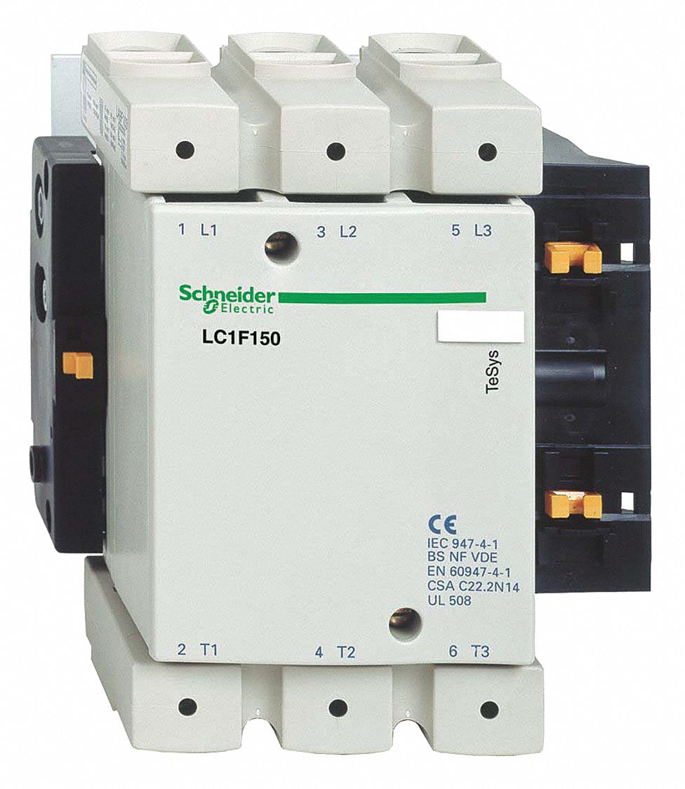 SCHNEIDER ELECTRIC IEC Contactor, 600VAC, 150A